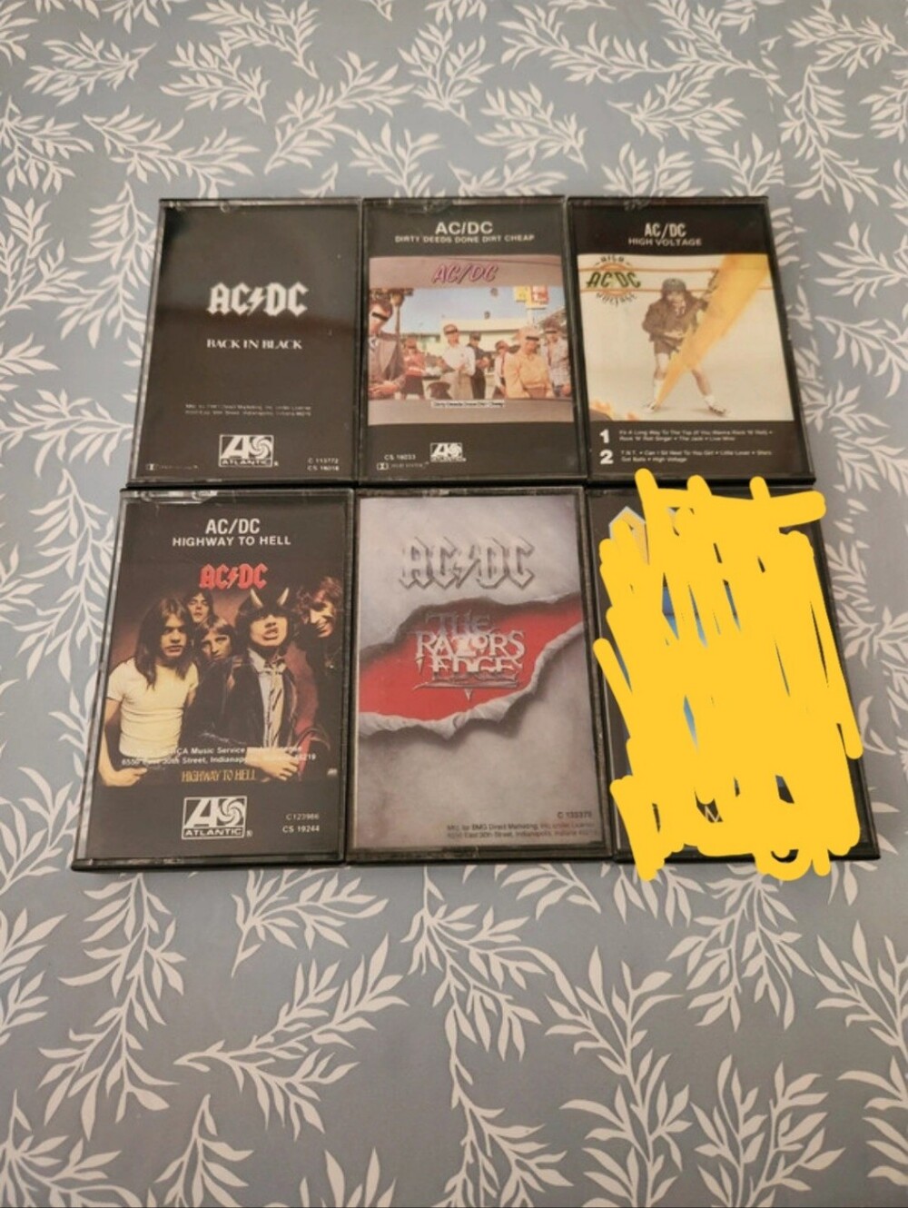 AC/DC Cassette Tape Collection